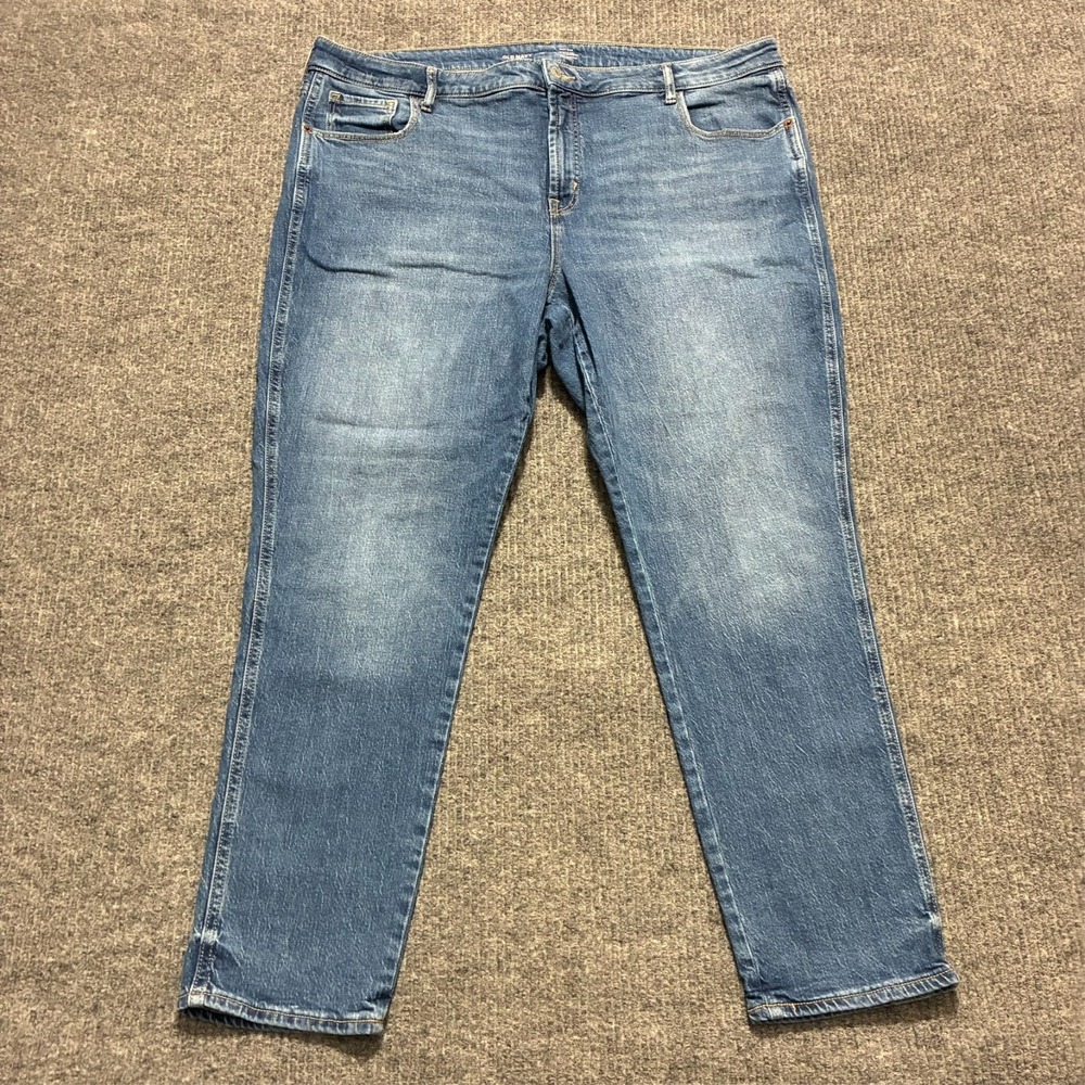 Old Navy Womens Vintage Slim Straight Jeans 18 Secret Smooth Pockets High Rise